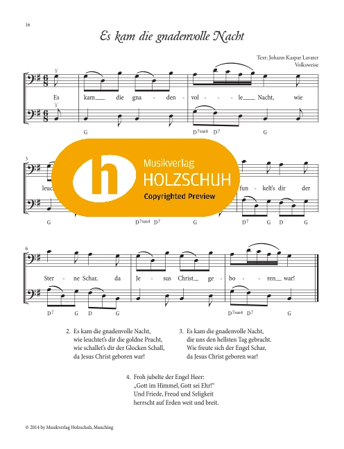 Es kam die gnadenvolle Nacht